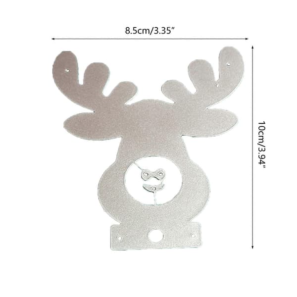 Metalstanser Julekøller Prægningsstencil Stanseforme til Kortfremstilling Scrapbooking Papirhåndværk DIY Skabelon MH683