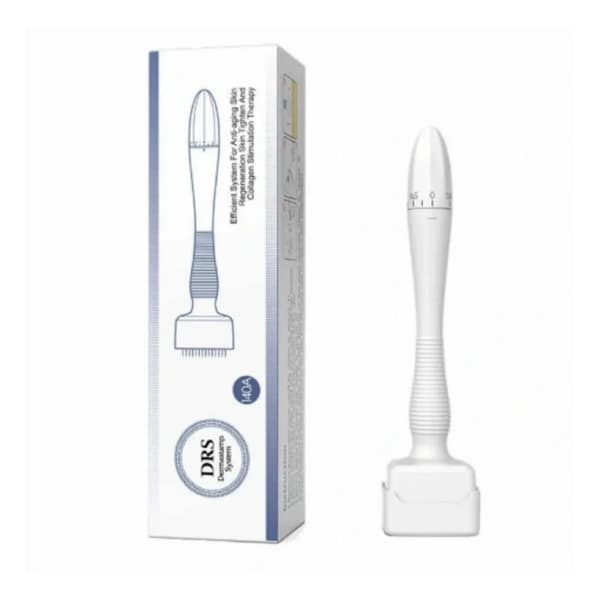 2 st justerbar Micro-Needling Derma Stamp Roller Hudvårdsverktyg för ansiktshårskägg