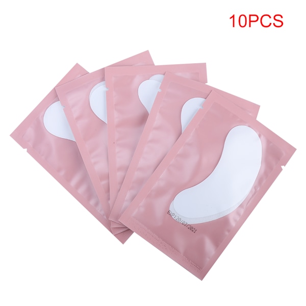 10 st Ögonskyddspads Ögonfransar Gel Patch Kollagen Ögonfransförlängningsplåster
