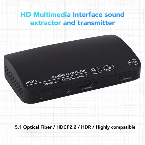 4K 60Hz HD Multimedia Interface Bluetooth Lähetin TV:lle ja PC:lle