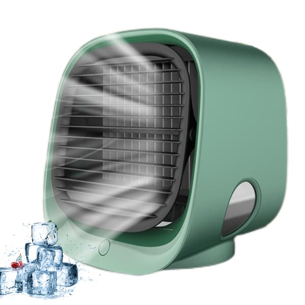Bærbar Luftkøler USB Opladning Luftventilator Støjsvag Desktop Køling Luftfugter Ventilator til Hjemmekontor Kollegium Rejse