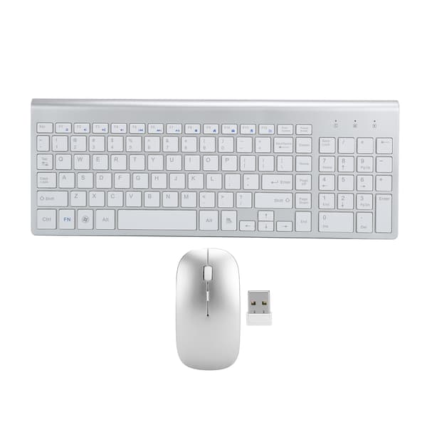 2.4G Trådløst Tastatur og Optisk Mus Combo Laptop PC Computer Desktop Trådløst Sæt