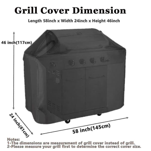 Størrelser Vandtæt Bbq Grillovertræk A 145*61*117cm