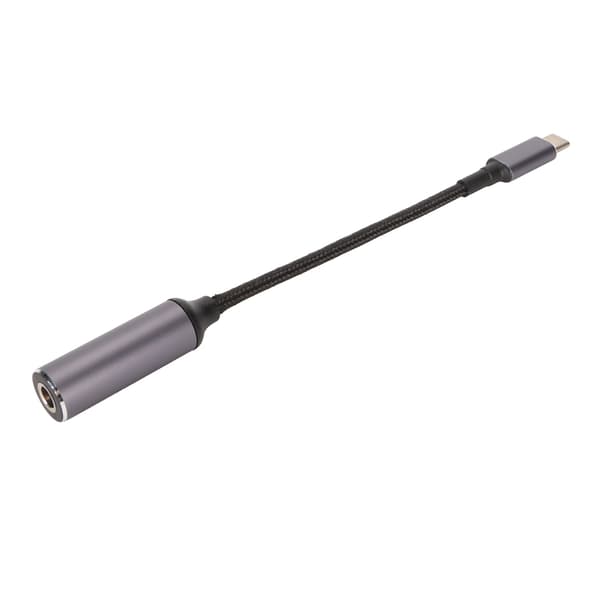 DC 5.5mmx1.7mm till Typ C Strömkabel Hona till Hane 100W PD Laddningskabel med Identifieringschip för Telefonplatta