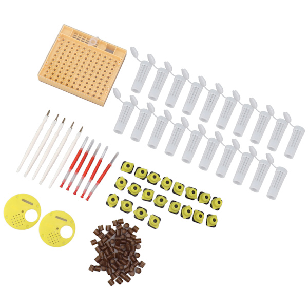 Drottningodlingssystem Plast Odling Cell Cup Kit Biodling Grafting Utrustning Tillbehör