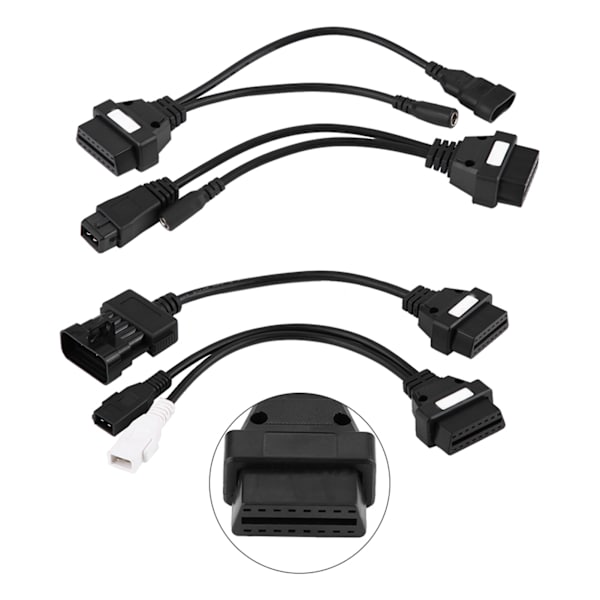 8 stk. bil diagnosticeringsværktøj kabler adapter OBD2 interface til Delphi ds150e