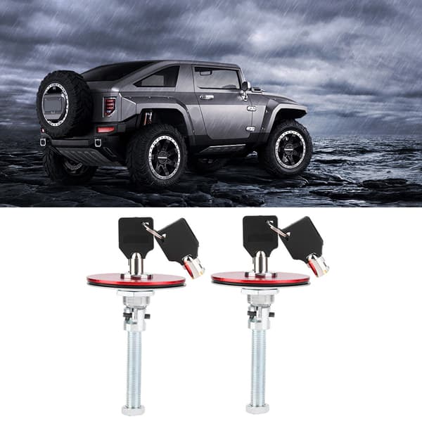 Universal Motorhuv Lås Nyckel Pin Kit Säkerhetsspärr Pin (Röd)
