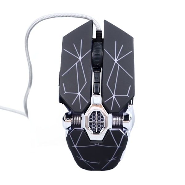 Mekaniskt Gamingmus Precisionskontroll Snabb Respons RGB Ergonomisk Trådbunden Mus för Dator