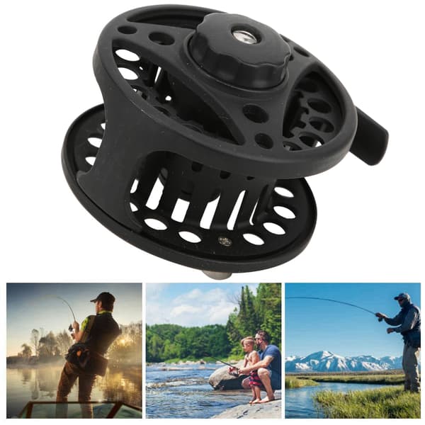 Lentoukalastus Kaikki Metallipainevalu Laakeri Gapless Wire Wheel Line Reel Tackle (3/4)