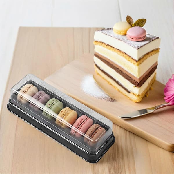 10 stk. bageri-kageæsker kompakte macaron-etuier multifunktionelle macaron-emballageæsker