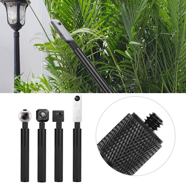 70 cm Teleskopisk Selfie Stick af Aluminiumlegering til Insta 360 One R Sports Motion Kamera
