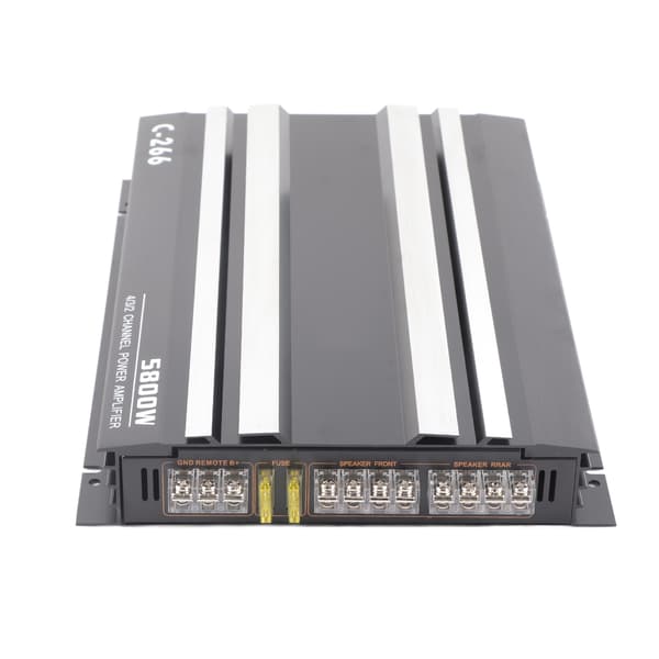 【03】5800W 12V Højeffekt Bilforstærker Hi Fi Bærbar Audio Stereo Lyd Subwoofer