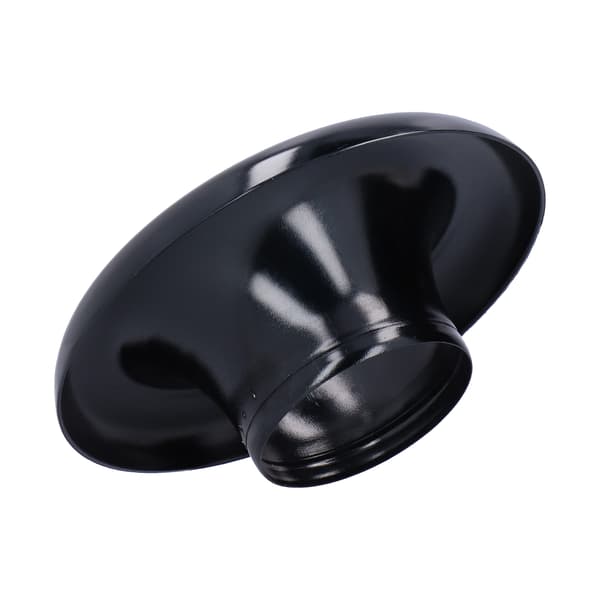 3,5 tommer Cold Air Intake Turbo Horn Velocity Stack Adapter CNC Aluminium Bilmodifikationstilbehør Sort