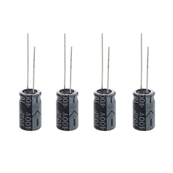 40 x 400V 10UF Elektrolytkondensator med låg ESR-impedans Musta