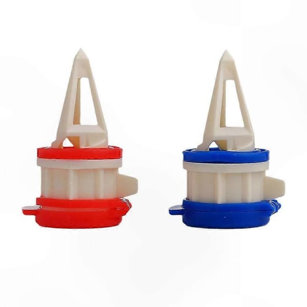 2-pack dryckesbehållare med deflektorlock för kartonger