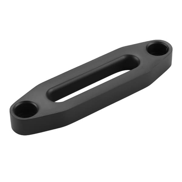 6 tommer Sort Aluminium Hawse Fairlead til Syntetisk Spil Reb Kabel ATV