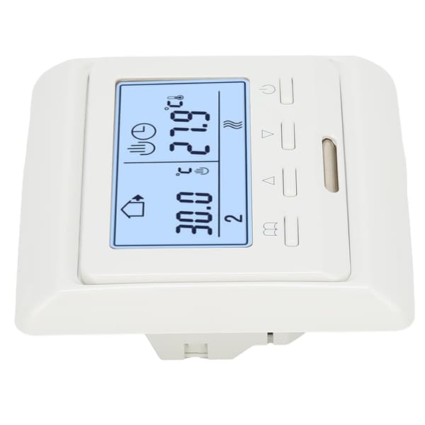 AC180V-230V Termostat Väggmonterad Spis Temperaturregulator för Vatten/Golvvärme