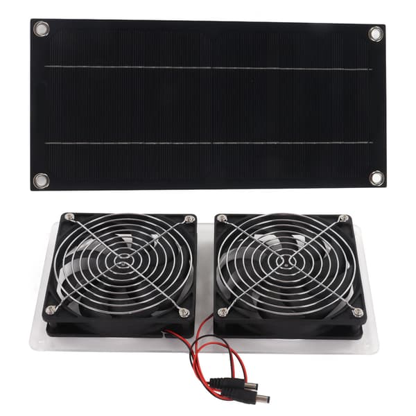 Solpanel Ventilator Sæt Vandtæt Bærbar Miljøvenlig Solar Udstødningsventilator til Udendørs Brug 100W 12V Enkelt Panel