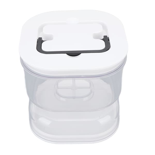 Pickle Jar med Sil Flip Läcksäker Pickle Juice Separator Jar Olivbehållare för Hemmet