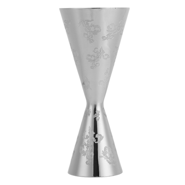 Jigger Rustfrit Stål Blade Stribe Dobbelt Hoved Cocktail Bartending Jigger Kop til Bar 30ml 60ml