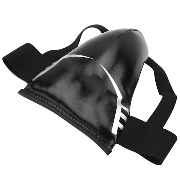 Grenskydd Svart PU Boxning Sanda Skrotchskydd Jockstrap Cup för 5‑9 Barn