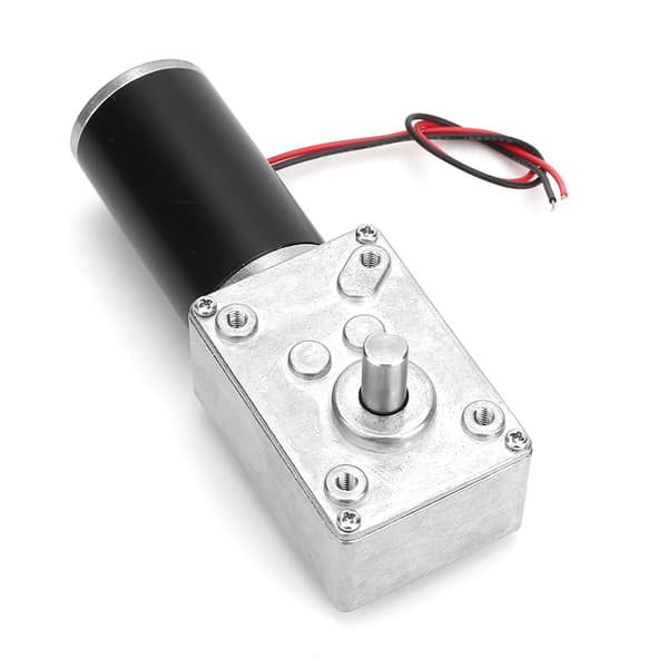 Högkvalitativ Vändbar Snäckväxelmotor med 8mm Axel - 1 styck