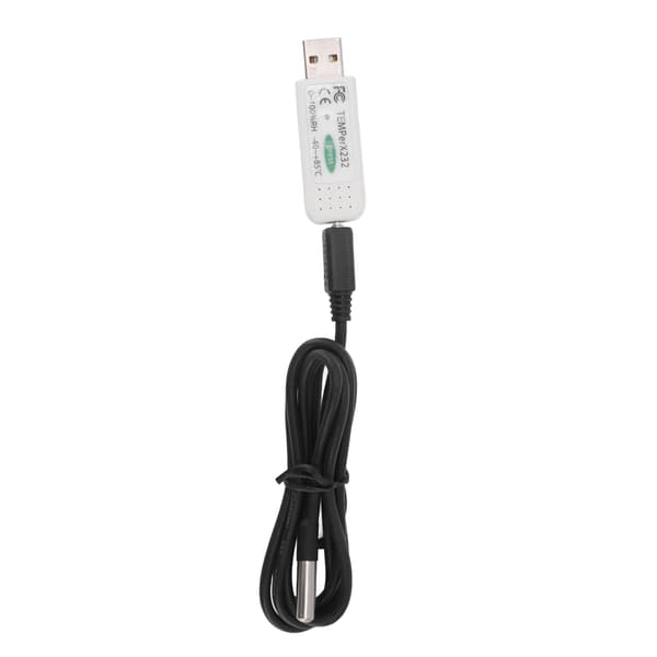 USB Dator Temperatur Hygrometer Datalogger PC Temperatur Luftfuktighet Alarm för Miljöövervakning