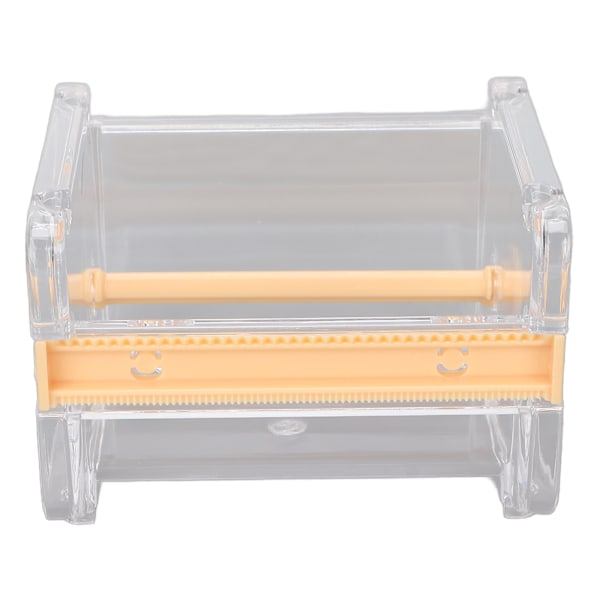 Transparent Multi Masking Tape Cutter Dispenser Synlig Rullteiphållare för Hemmakontor Skola Orange