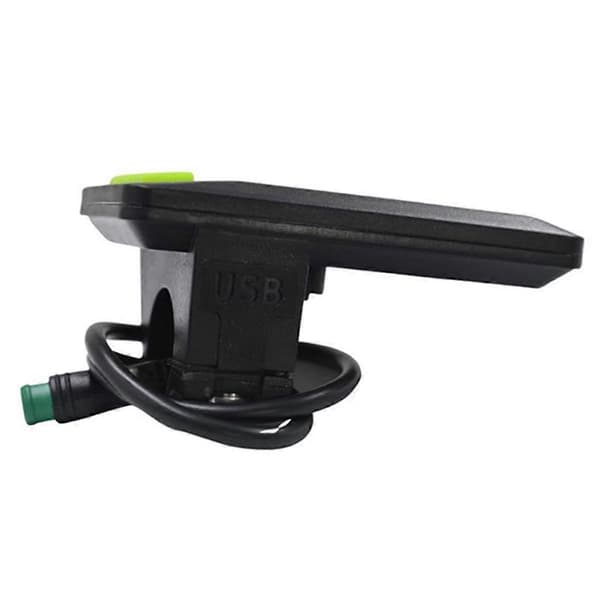 【03】P3C 5PIN Elcykel LCD-displaymåler E-scooter LCD-panel med USB UART til elektrisk mountainbike Black