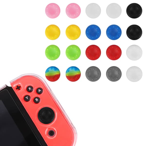 20 kpl ohjaintarvikkeita Joystick Antiskid Cap Case PS2/PS3/XBox One/360 -konsoleille