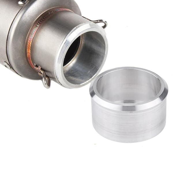Motorcykel Udstødningsrørs Adapter Reducer 60mm til 51mm - Aluminium Lyddæmper Konnektor