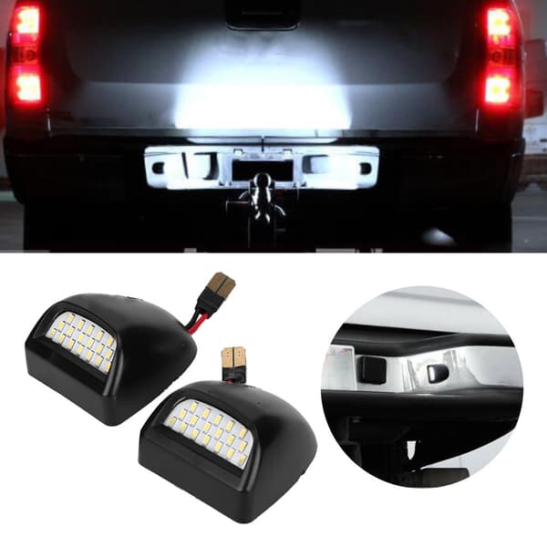 2 stk. nummerpladelygte signallys DC12V Passer til Cadillac Escalade 2002-2006DC12V