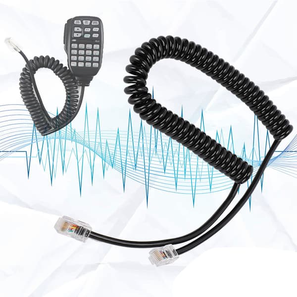 8-pin højttalermikrofon håndmikrofon udskiftningskabel ledningstråd passer til ICOM HM-98