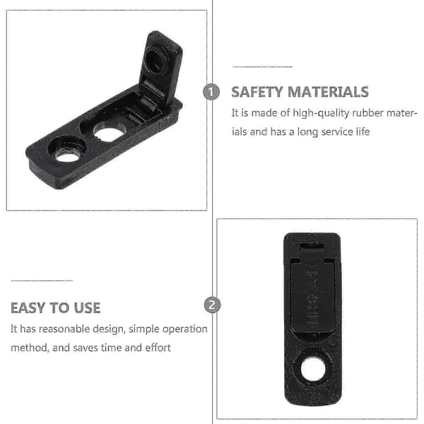15 stk. lighter gummipakning, brugbar bundplade til de fleste lightere med flydende materiale Black 3.5X1.1X0.4CM