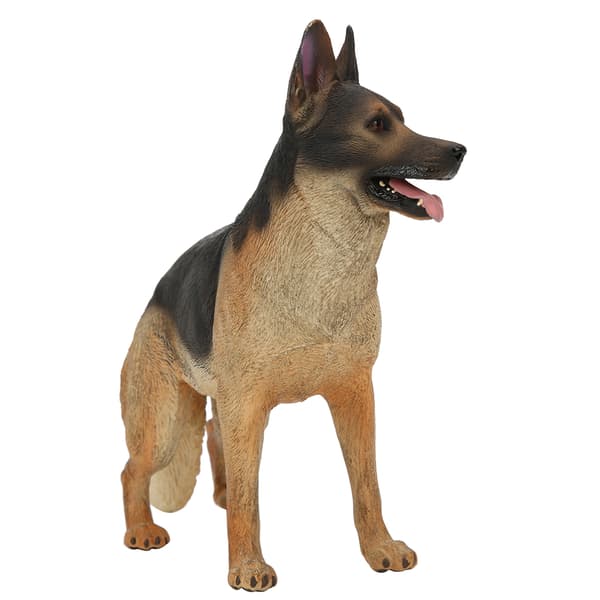 Schäferhund Simuleringsmodell Ornament Skrivbordsdekoration Barnleksak