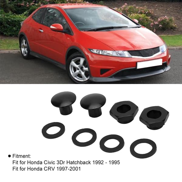 4 stk. Bagrude Stiver Hardware Kit 90101-SR3-000 Auto Tilbehør Passer til Honda