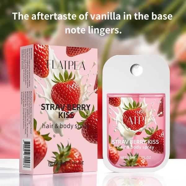 Damparfym, Strawberry Kiss hår- och kroppsdoftspray, doft