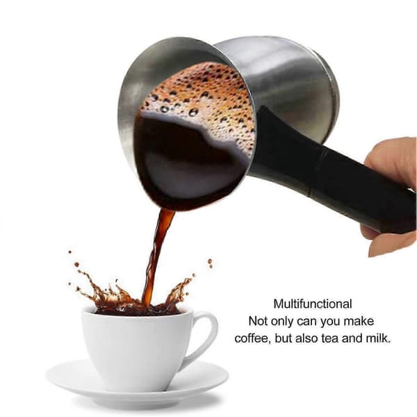 Elektrisk tyrkisk kaffemaskine 600ml Rustfrit stål Elektrisk tyrkisk kaffemaskine - JA