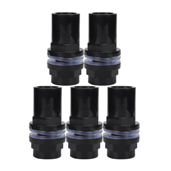 5 st/set PVC Akvarium Vattenrörskarv Rak Röranslutning Akvarietillbehör (25mm)