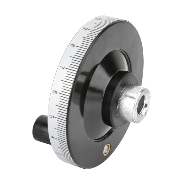 1 stk. 80 mm Solid Bakelit Håndhjul Skala Håndhjul Maskintilbehør