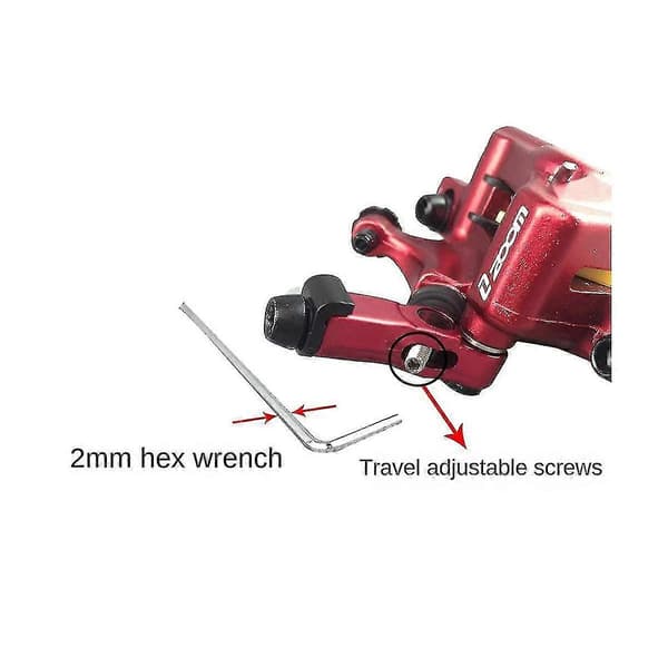 Zoom Hb100 Mountain Line Pulling Hydrauliske Skivebremsekaliber For & Bag Cykelbremsedele Sort Black