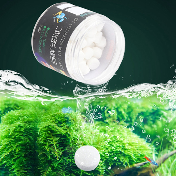 CO2-tablett koldioxid diffusor för vattenväxter gräs fisk tank akvarium