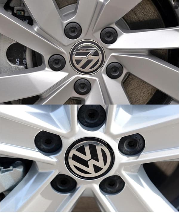 4 st Passar Volkswagen hjulnavkapsel standard 70mm nav centrumkåpa däck bil logotyp bil modifierad hjulkåpa
