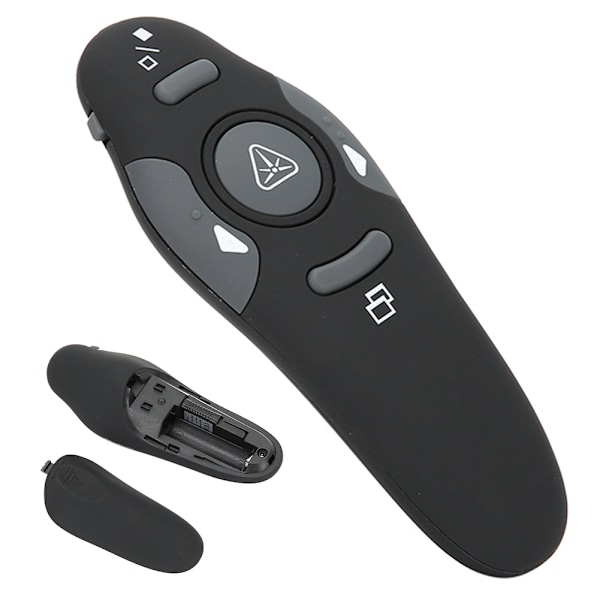 Röd Belysning Elektronisk Sida Vänd Penna Plug and Play 2.4G Trådlös Presentationskontroll