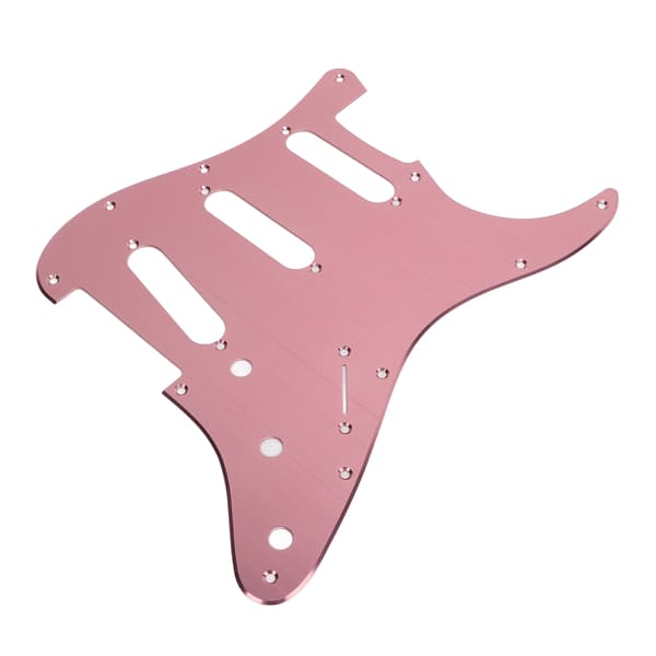 Metall Gitarrplektrum Kompakt Standard Gitarr Skyddsplatta för Nybörjare Hobbyister Rosa GQ63