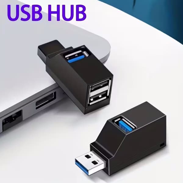 2 st USB 3.0 expansionsadapter, lämplig för bärbara datorer, USB-dockningsstation, expansionsdocka, USB-hubb