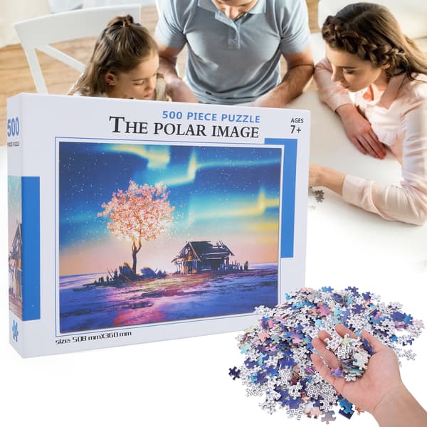 500 st Barn Utsökta Mönster Pussel Jigsaw Förälder Barn Interaktion Leksaker Gåva (LL5004)
