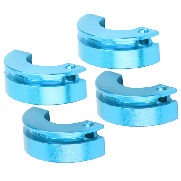 2 sæt RC kobling aluminiumslegering koblingssko med fjeder passer til Nitro HSP 1/10 fjernbetjeningsbil blå