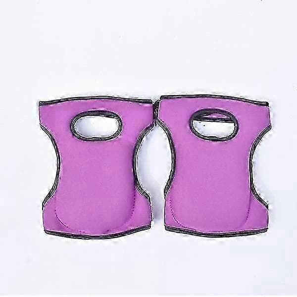 Knæbeskyttere til havearbejde Bløde knæbeskyttere i memoryskum Purple