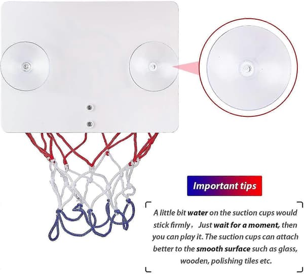 7 stk. Mini Basketballkurv Sæt Desktop Basketball